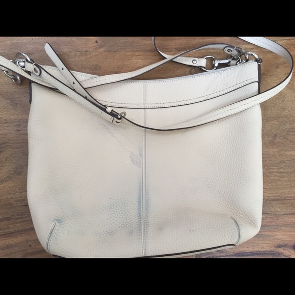 Coach cream leather crossbody bag - Picture 3 of 4